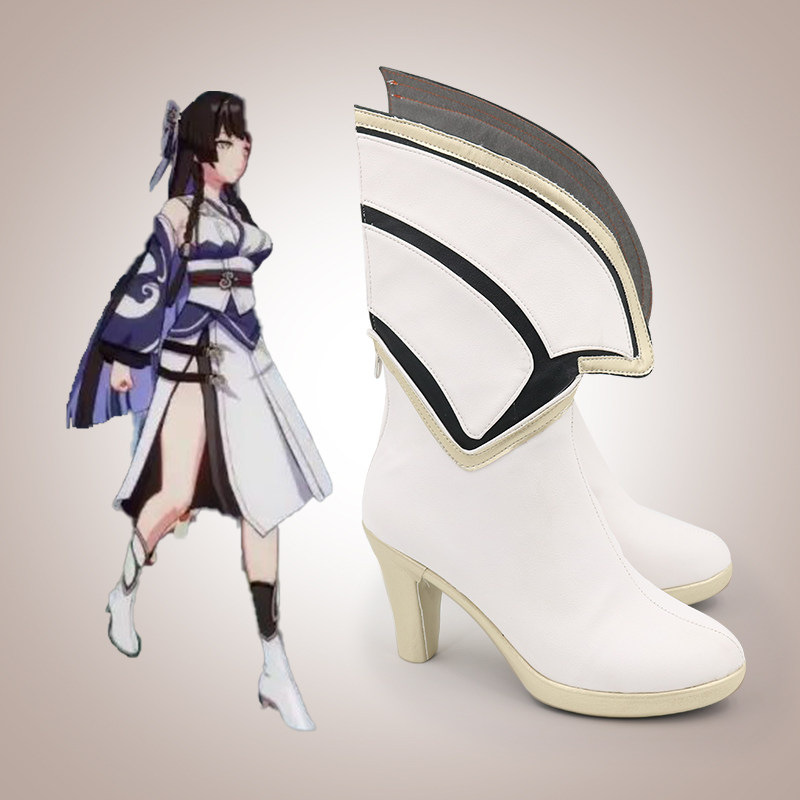 崩坏三 太虚剑仙 林朝雨 游戏鞋COS鞋定制Cosplay靴子定做