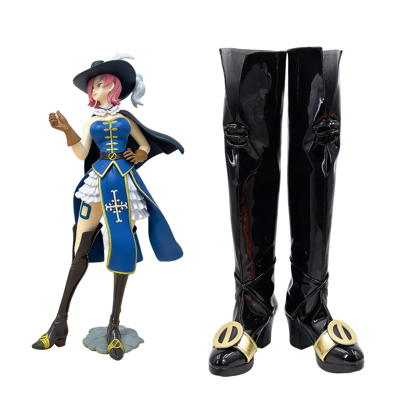 Cosplay鞋靴 海贼王 蕾玖手办款 Cosplay鞋cos鞋定制