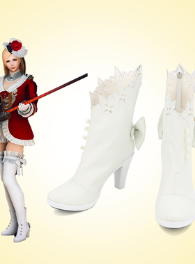 FF14最终幻想COS 钟情高跟礼鞋cosplay靴子看图定制