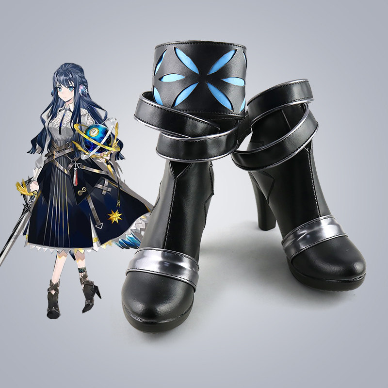明日方舟 星极cos鞋定制 动漫Cosplay女靴支持看图制作图片