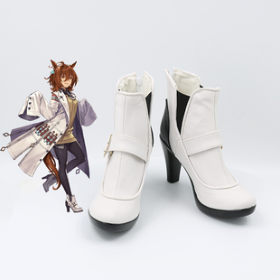 游戏动漫Cosplay女靴支持看图制作 定制 赛马娘 爱丽速子cos鞋
