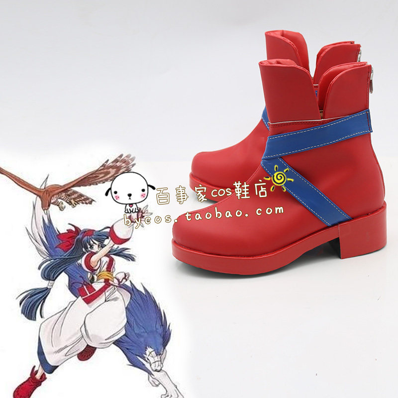 王者荣耀 娜可露露cos鞋 动漫Cosplay靴子支持看图定制