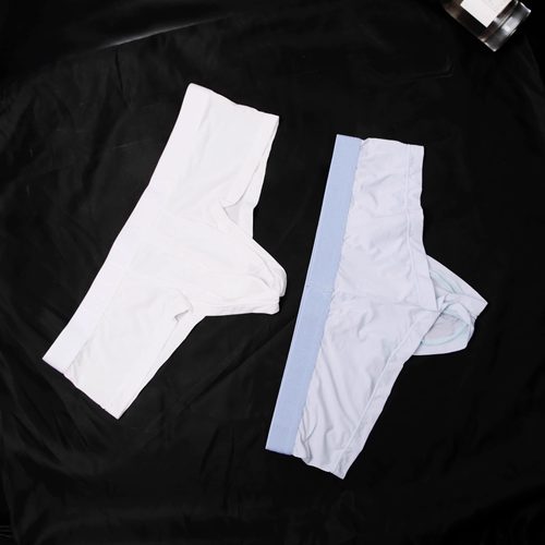 D.M男内裤低腰性感冰丝薄透气透明T裤单丁裤丁字裤情趣高弹激凸