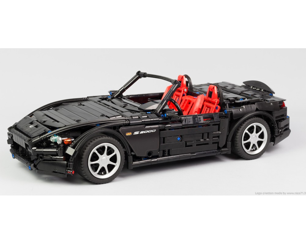 乐高科技 MOC零件包 Honda 本田 S2000 AP2 跑车 静态模型 可改色