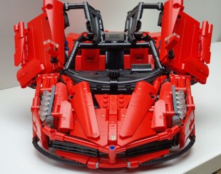 乐高科技 MOC零件包 Laferrari 法拉利 拉法 静态跑车模型 可改色