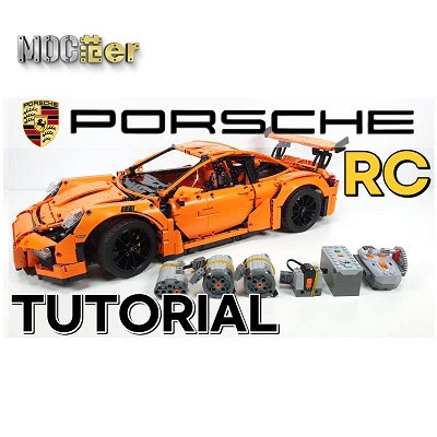 科技保时捷遥控改装乐高