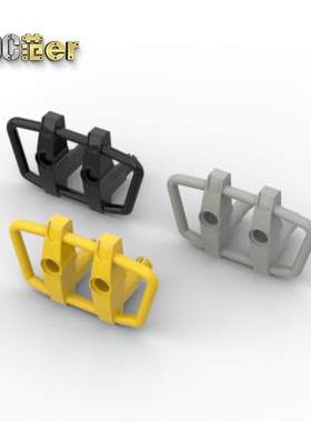 LEGO乐高科技配件 30632 6x4x3 车用格栅 防撞杠 前杠 黑灰黄