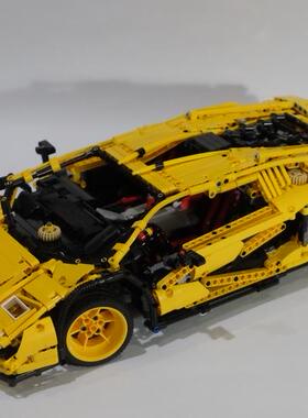 乐高科技 MOC零件包 兰博基尼 Countach LPI 800-4 超级跑车 模型