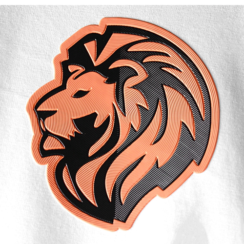 定制热转印tpu足球3D logo 哑膜硅胶橡胶订做支持打样