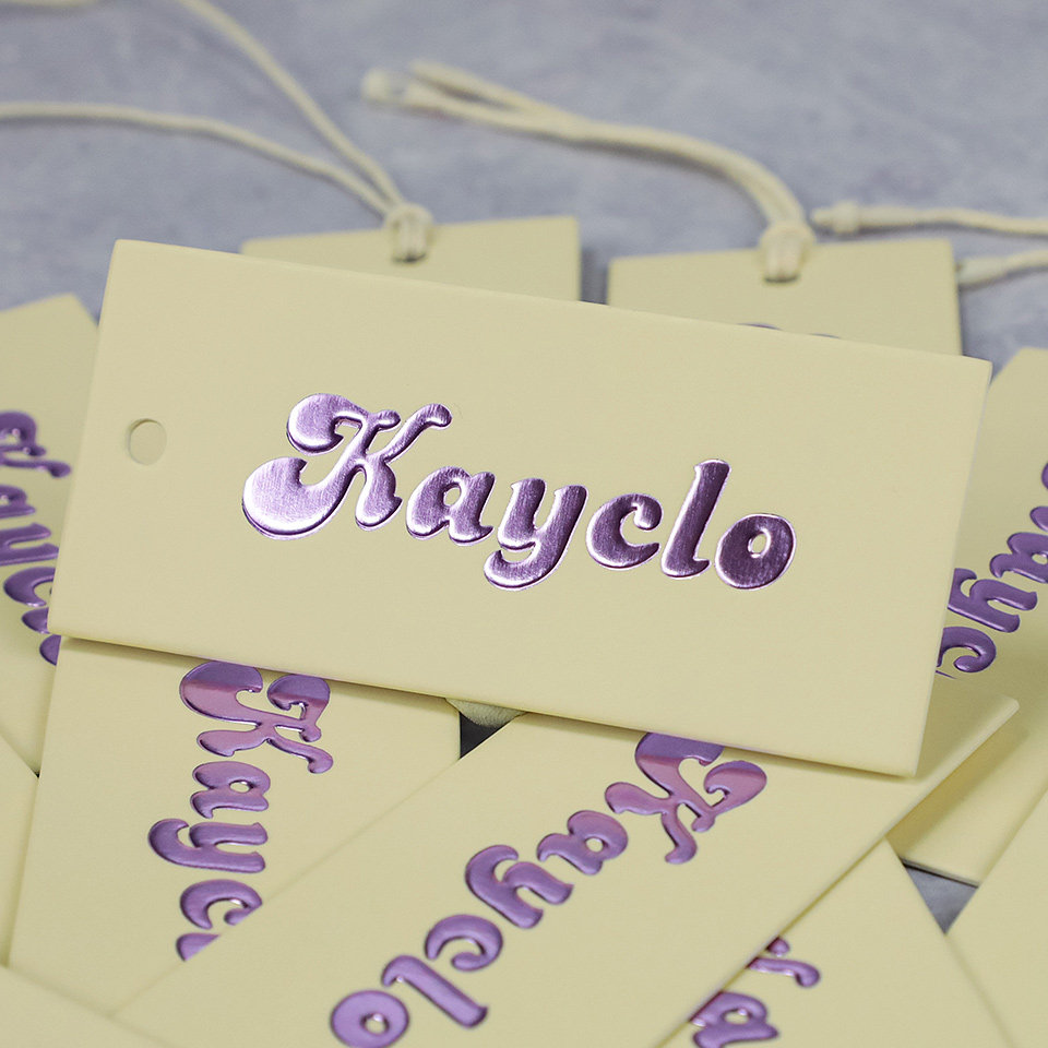 服装吊牌定制LOGO立体烫彩金服装标签商标加厚吊卡设计印刷,纺织面料/辅料/配套,吊粒/吊牌,淘宝优惠券,粉丝福利购,淘宝优惠卷