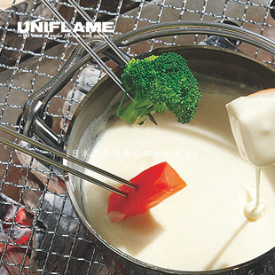 UNIFLAME 日式寿喜锅锅具不粘铸铁锅煎锅烧锅火吊锅野营户外餐具