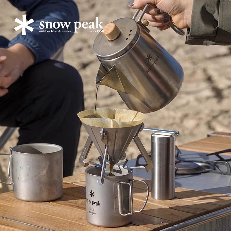 雪峰户外不锈钢咖啡大师壶
