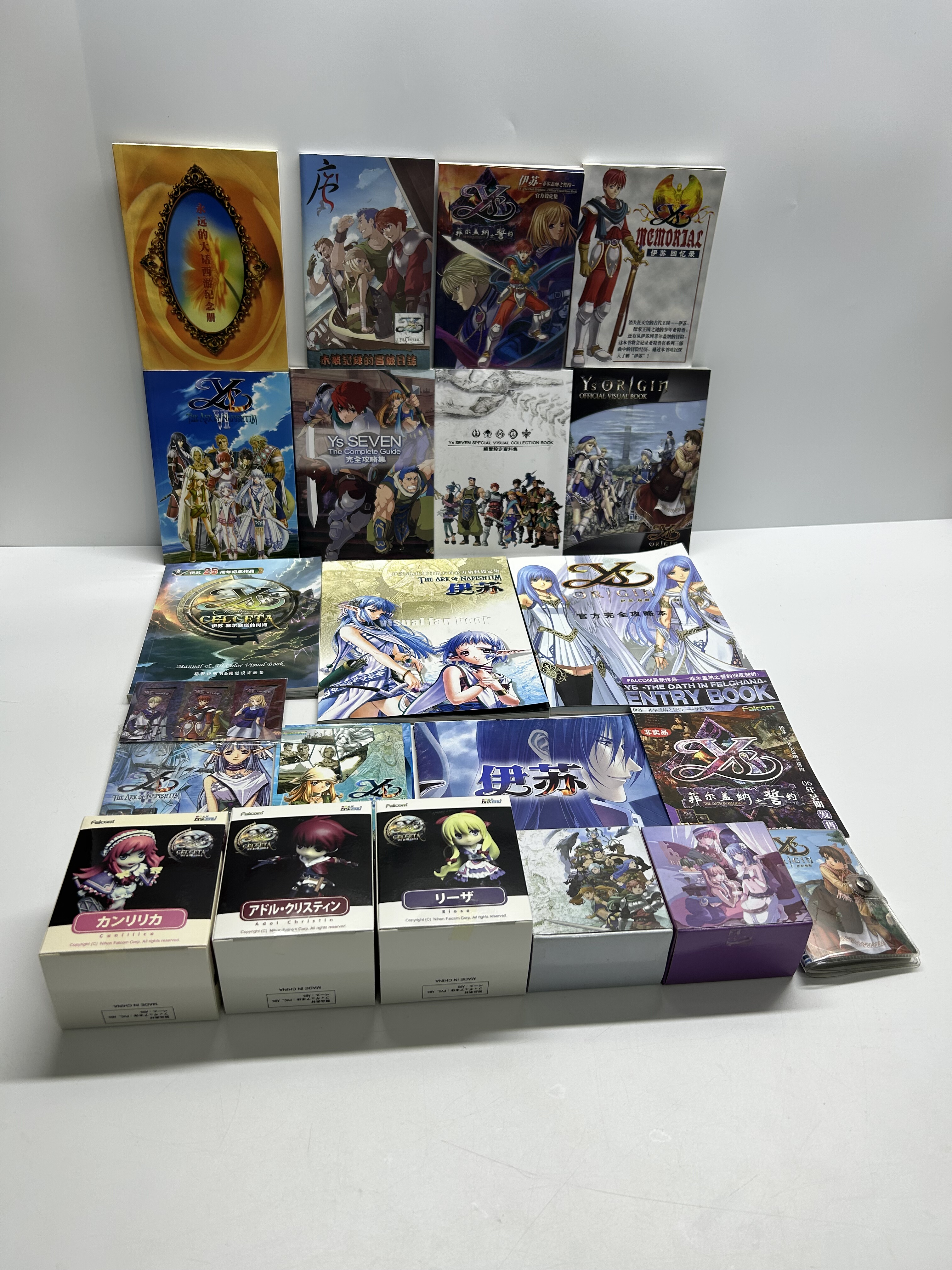 伊苏系列F+起源+1234567+树海 明信片画册攻略小说音乐CD游戏周边