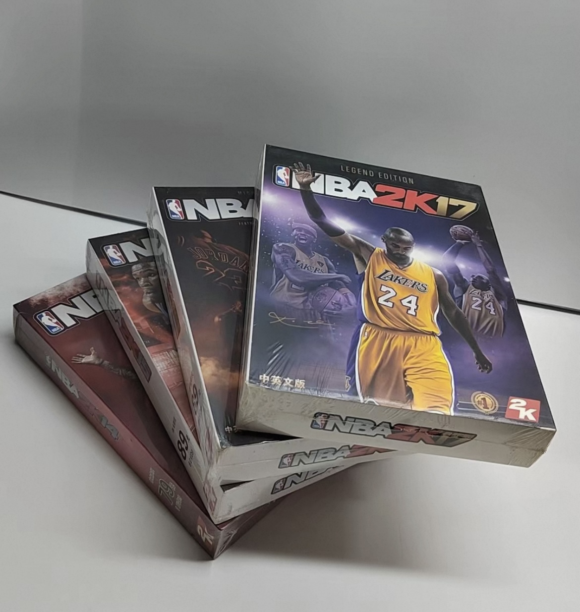 全新未拆NBA 2K13+14+15+16+17 游戏光盘 5套打包 PC电脑游戏光碟