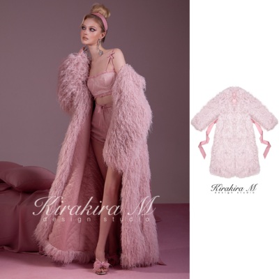 夹棉大衣双面穿大码女装