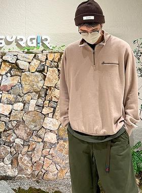 foret 丹麦设计师品牌 葡萄牙制 咖啡色LOGO标签羊毛混纺针织冷帽