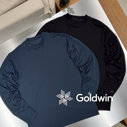 Goldwin 26FW 徒步运动肌理速干抗菌圆领长袖T恤打底衫 GM46131