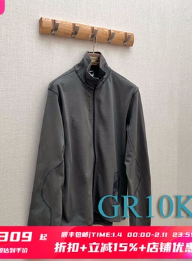 6折 GR10K 官方授权 意产 灰色主题印花轻薄可立领森林夹克外套