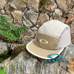 OAKLEY 卡其色拼接户外风网格百搭棒球帽 SURGIR买手店