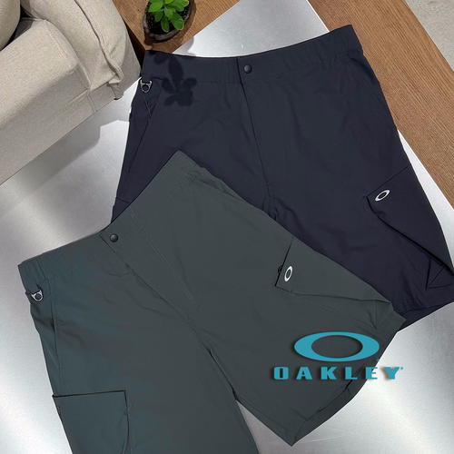 OAKLEY 日本线FGL 两色松紧腰泡泡肌理口袋工装短裤 SURGIR买手店