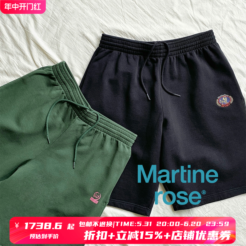 8折 martine rose授权 两色logo运动直筒休闲短裤 surgir买手店