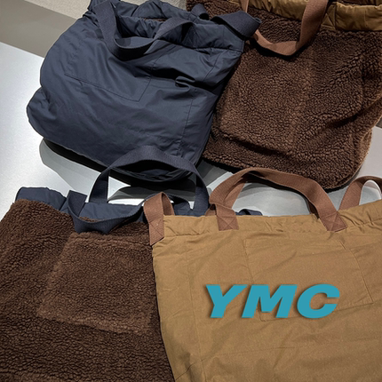 6折 YMC官方授权 大容量可翻两面背羊羔绒蜡染单肩手提斜挎包