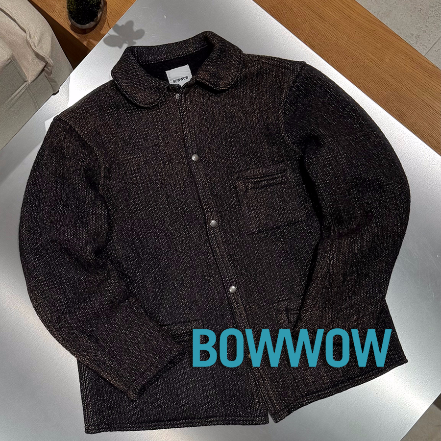 BOW WOW官方授权 日本制 咖啡色羊毛混纺翻领工装夹克外套 SURGIR