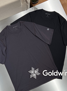 Goldwin官方授权  两色抗菌防晒功能性徒步运动短袖T恤 GM65102