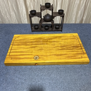 金丝楠木茶盘60尺寸实木家具茶盘整块根雕功夫家用办公湿泡茶盘