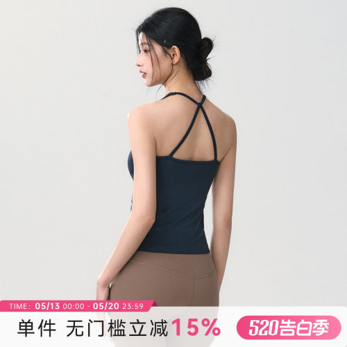 防震美背健身内衣普拉提训练上衣