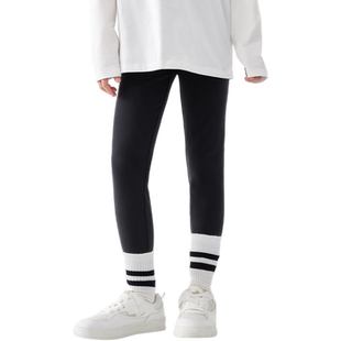 巴拉巴拉童装儿童打底裤女童2026秋冬装休闲加绒百搭弹力长裤子潮