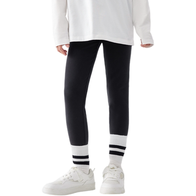 儿童打底裤女童大童纯色弹力长裤