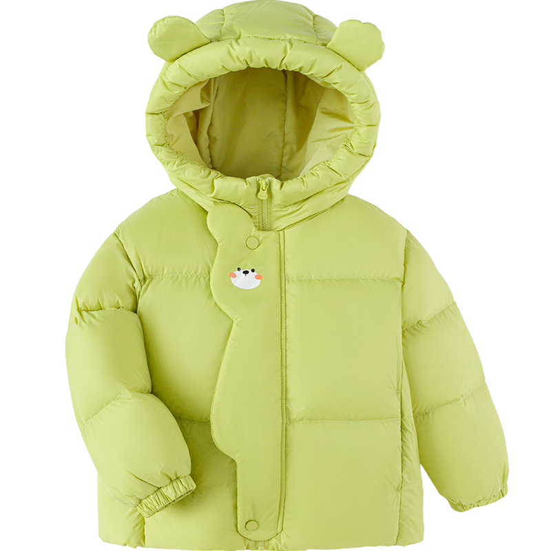 巴拉巴拉童装儿童羽绒服男童女童冬连帽外套保暖加厚宝宝三防2025