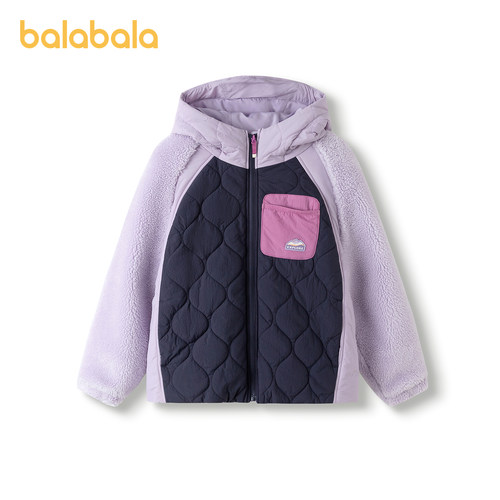 巴拉巴拉棉服女童防护保暖外套潮