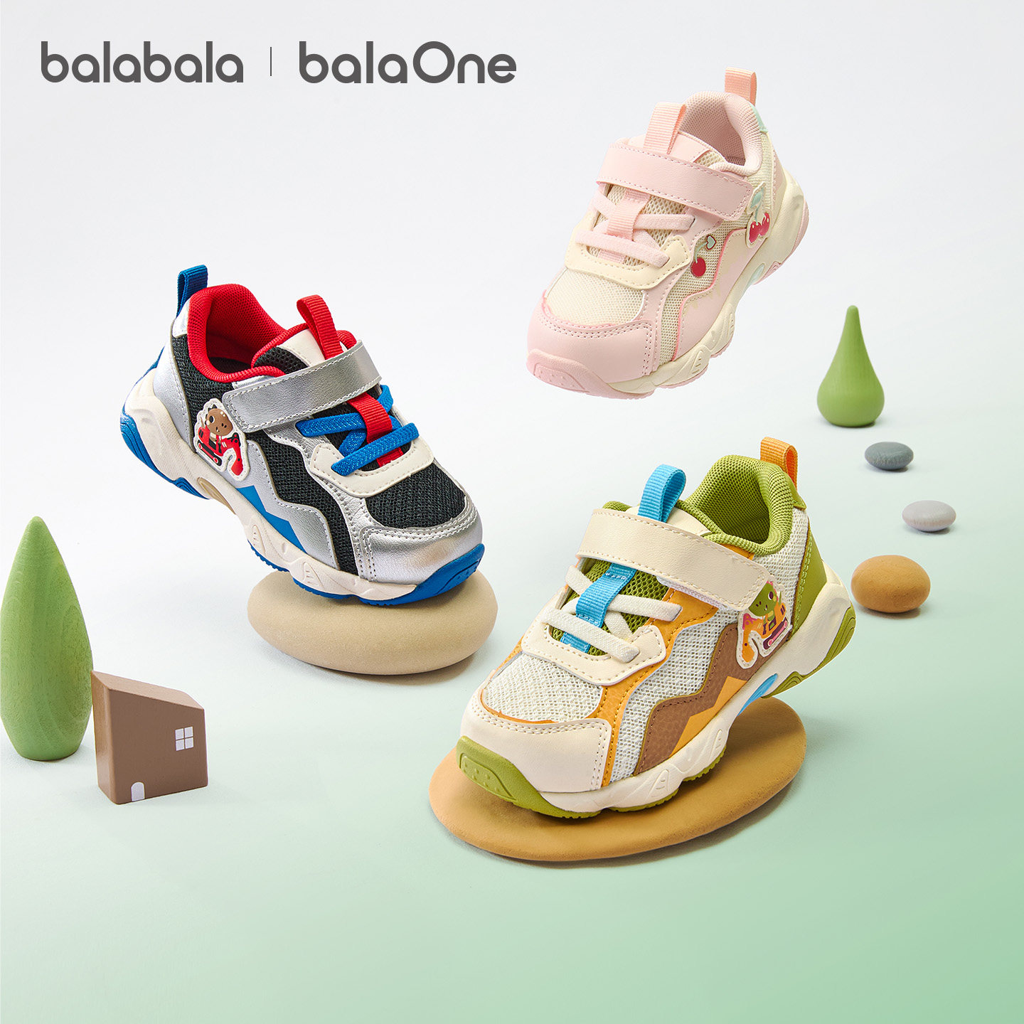 巴拉巴拉童鞋儿童学步鞋男女童运动鞋2026新款春秋鞋透气宝宝鞋子
