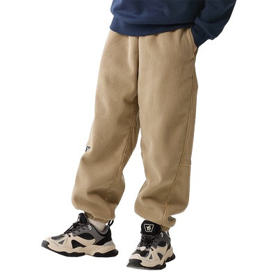 巴拉巴拉童装男童裤子秋冬女童中大童加绒休闲裤儿童长裤洋气保暖