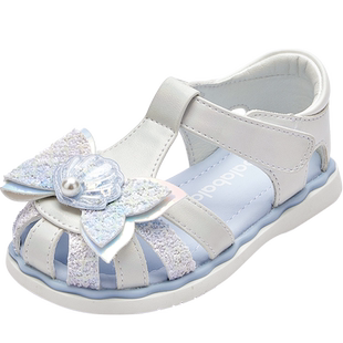 巴拉巴拉宝宝稳步鞋女童公主鞋包头凉鞋防滑护脚秋季婴儿鞋魔术贴