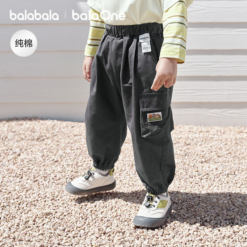 巴拉巴拉balaOne长裤男童工装裤图片