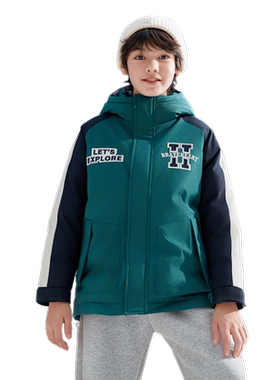 巴拉巴拉童装儿童冬装羽绒服保暖