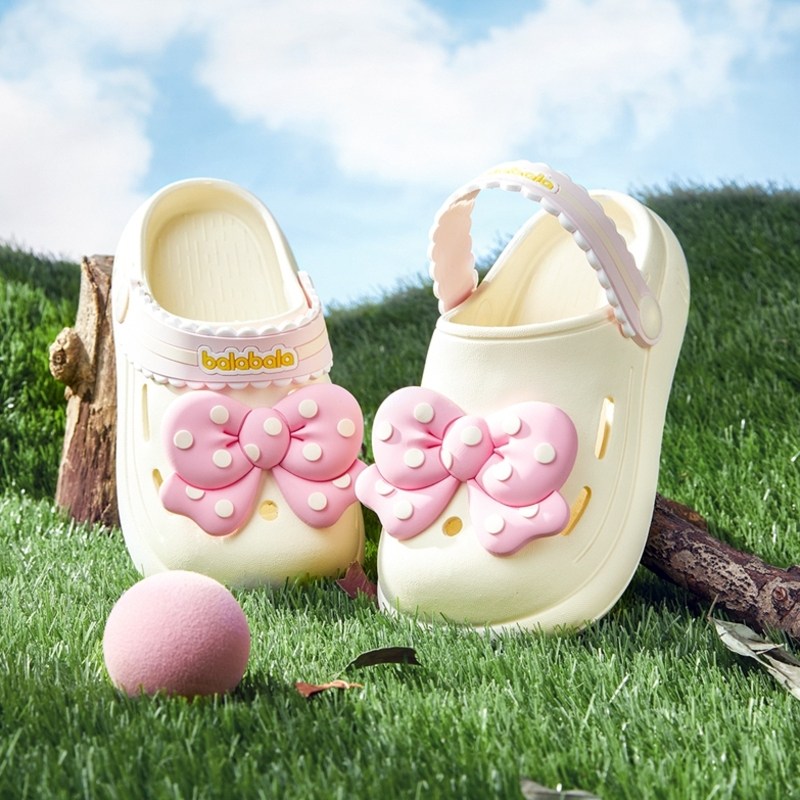 巴拉巴拉儿童洞洞鞋沙滩鞋懒人鞋夏季居家鞋男童女童拖鞋软底透气