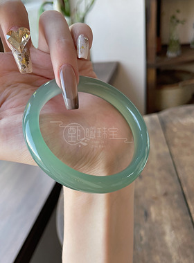 寺庙直发正品玉髓手镯国风女玛瑙