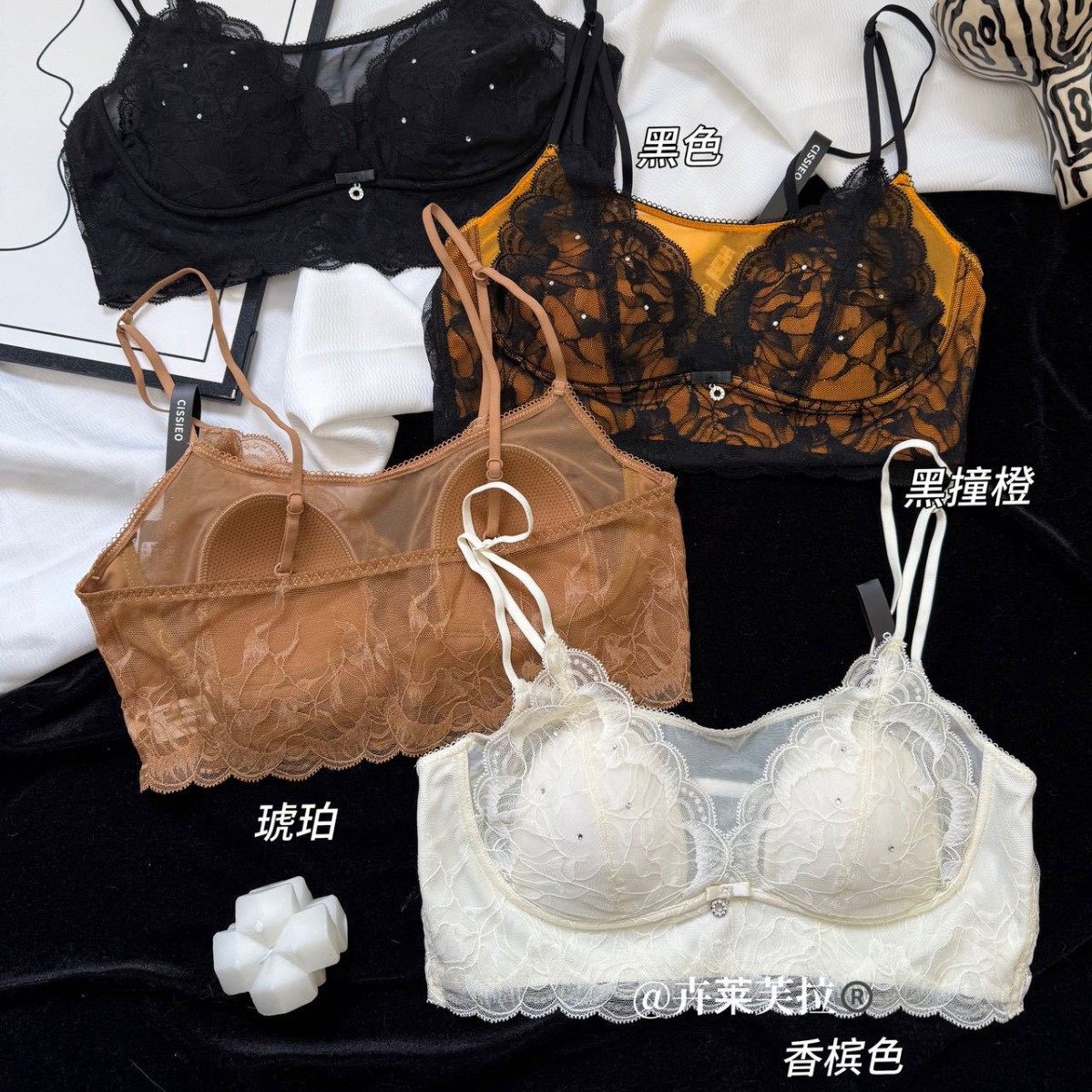 花卉性感蕾丝刺绣水母V领美背透气舒适兔耳杯大露背短款裹胸8823,女士内衣/男士内衣/家居服,抹胸,淘宝优惠券,粉丝福利购,淘宝优惠卷