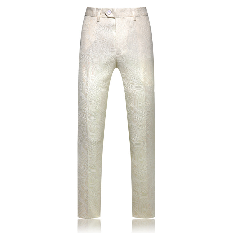 【白底】商务修身西裤直筒休闲正装西服男士裤子U9027-1*P100图片