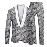 外贸大码修身休闲结婚花礼西服男两件套90120*P300，男装西服套装，星座103C（原1616-1）