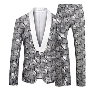 外贸大码修身休闲结婚花礼西服男两件套90120*P300,男装西服套装,星座103C（原1616-1）