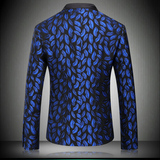 外贸长期供货秋冬时尚修身休闲花单西装礼服外套男8621*P230，男装西服，星座103C（原1616-1）