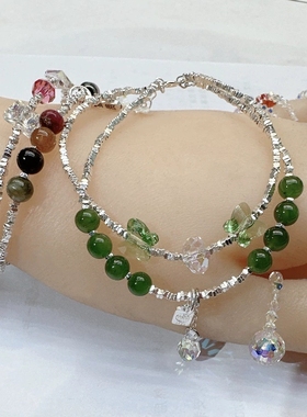 女士碧玉手链时尚气质