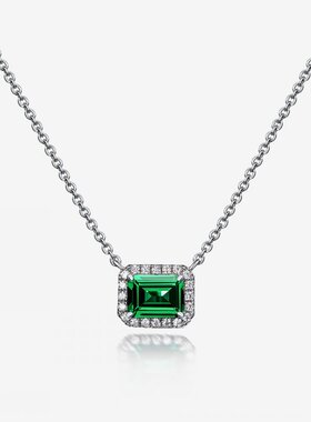 analuisa925女祖母绿项链