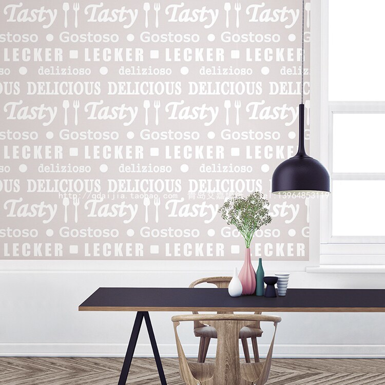 the republic of korea Imported Northern Europe Simplicity modern english letter wallpaper Restaurant bedroom Study Background wall wallpaperin the Decoration main material , Wallpaper ,  PVC Wallpaper  category - from Buy2taobao.com to provide professional Taobao agent buy service