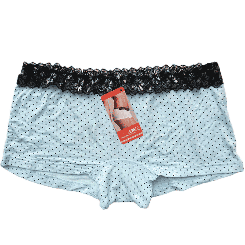 [3条装]三枪舒木尔竹纤维印花女士裤头无痕中低腰平角内裤50164B0